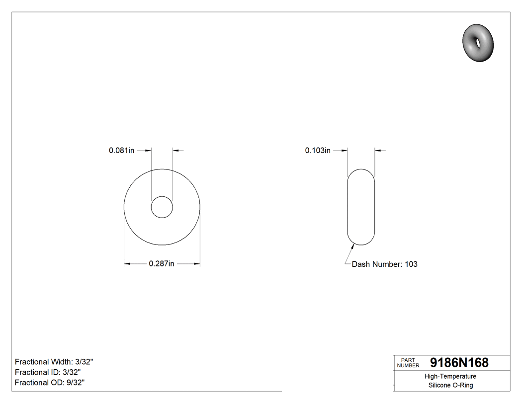 Technical drawing - 9186N168